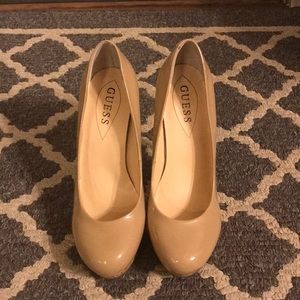 Nude Guess heels